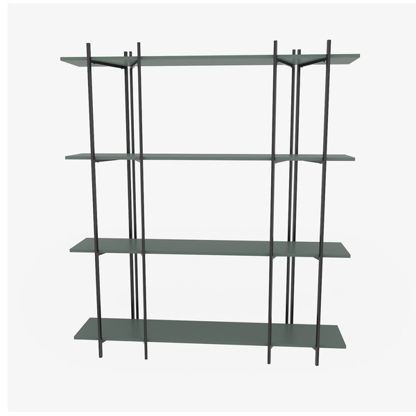 Zöld polcos állvány 160x180 cm Moss – Kalune Design-image-1