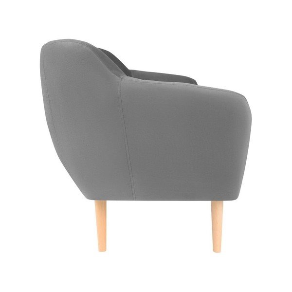 Sardaigne szürke bársony kanapé, 188 cm - Mazzini Sofas-image-4