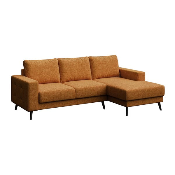 Narancssárga sarokkanapé (jobb oldali) Fynn – Ghado-image-2
