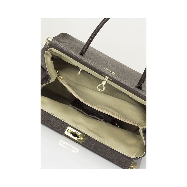 7017 Dark Brown kézitáska - Giulia Massari-image-3