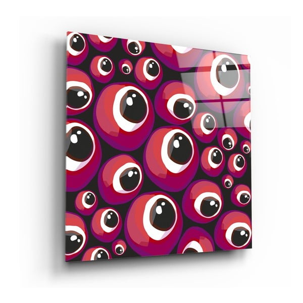 Rose Evil Eye üvegkép, 80 x 80 cm - Insigne