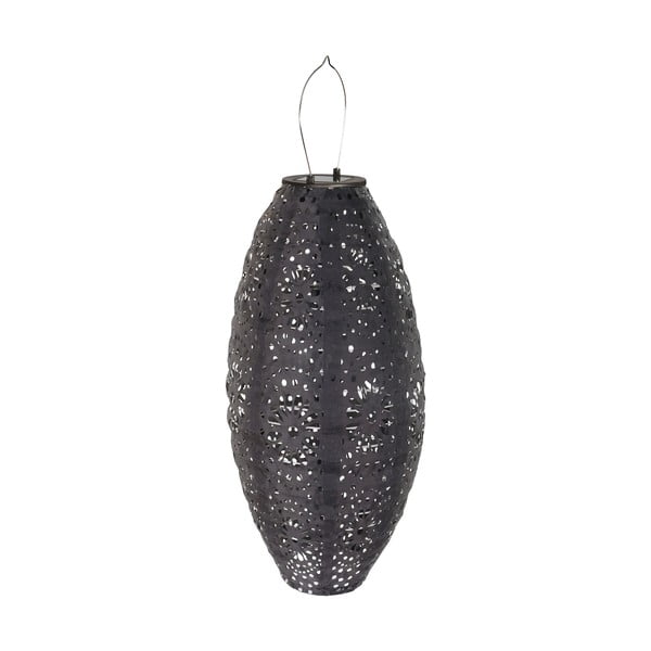 Sötétszürke napelemes kültéri LED lámpás (magasság 40 cm) Foxdale – House Nordic