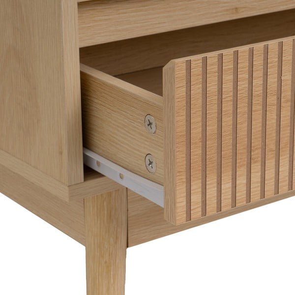 Natúr színű könyvespolc 80x120x40 cm Naroa – Casa Selección-image-4