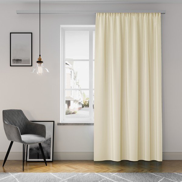 Pleat bézs függöny, 140 x 250 cm - AmeliaHome-image-1