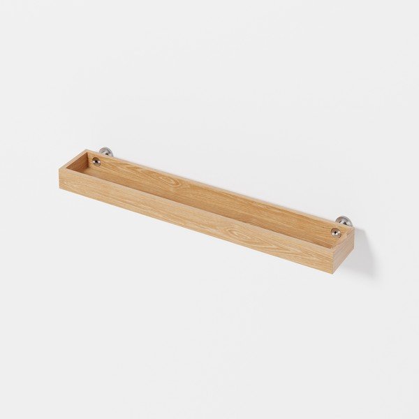 Yoku tölgyfa fürdőszobai fali polc - Wireworks-image-1