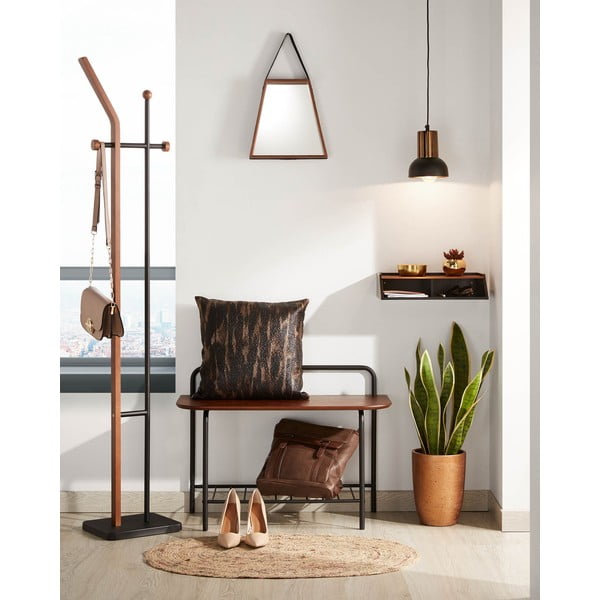 Magali fogas diófa dekorral - Kave Home-image-1