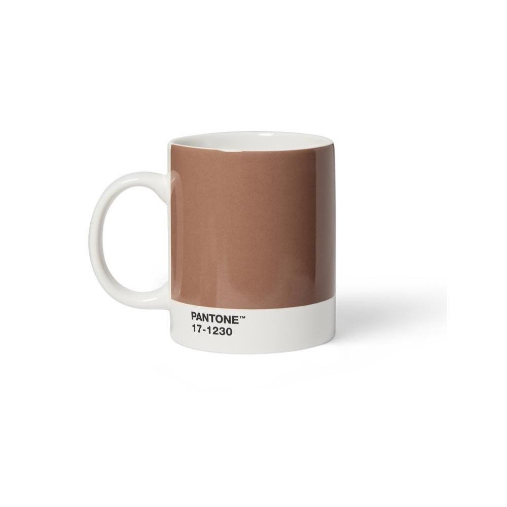 Világosbarna kerámia bögre 375 ml Mocha Mousse 17-1230  Pantone
