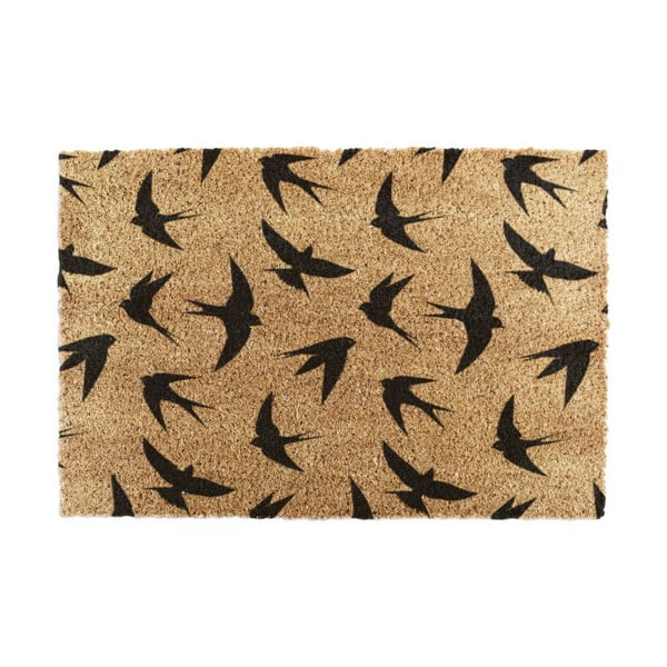 Kókuszrost lábtörlő 60x90 cm Swallows – Artsy Doormats