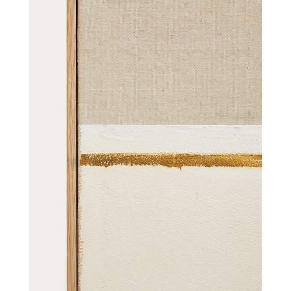 Kézzel festett keretezett-vászon kép 80x100 cm Salin – Kave Home-image-3