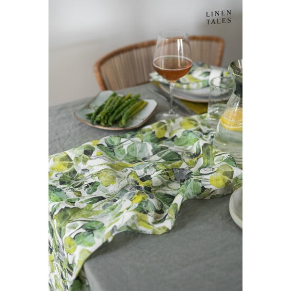 Len asztali futó 40x200 cm Lotus – Linen Tales-image-2