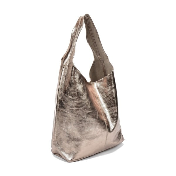 Lucia aranyszínű bőr válltáska - Sofia Cardoni-image-2