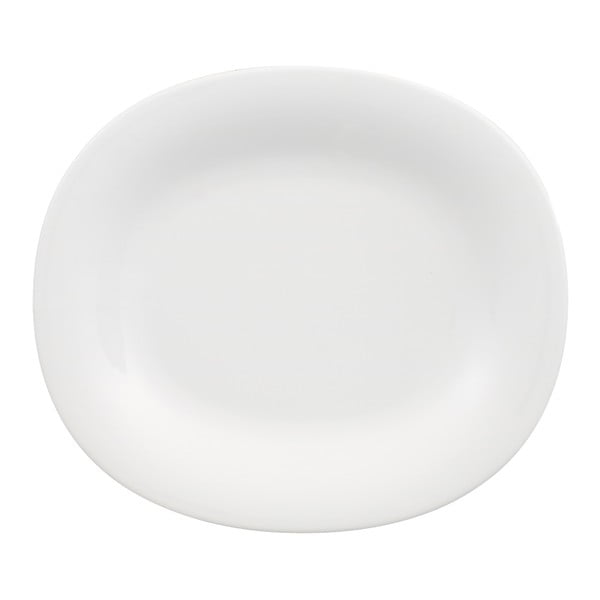 New Cottage fehér porcelán desszertes tányér, 23 x 19 cm - Villeroy & Boch