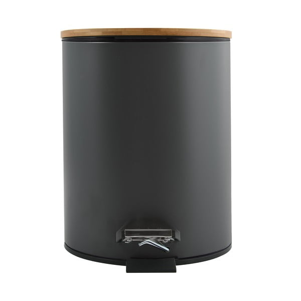 Sötétszürke acél pedálos szemetes 3 l   Adonis – Spirella-image-3