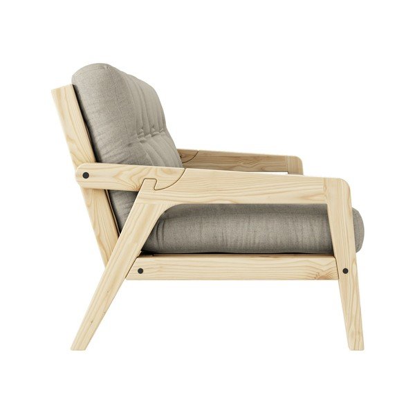 Grab bézs kinyitható kanapé 204 cm - Karup Design-image-4