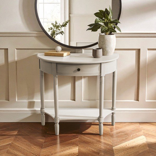 Szürke borovi fenyő konzolasztal 33x81 cm Heritage – Premier Housewares-image-1