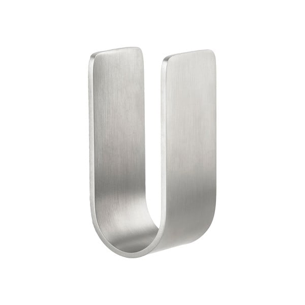 Matt ezüstszínű fali fém akasztó Ume – Zone