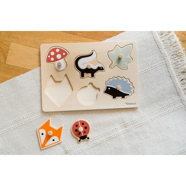 Fa formabeillesztős puzzle (részek száma 6) Forest – Kindsgut-image-2