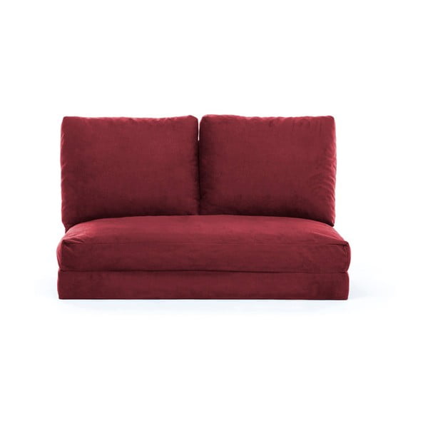 Borvörös kinyitható kanapé 120 cm Taida – Balcab Home