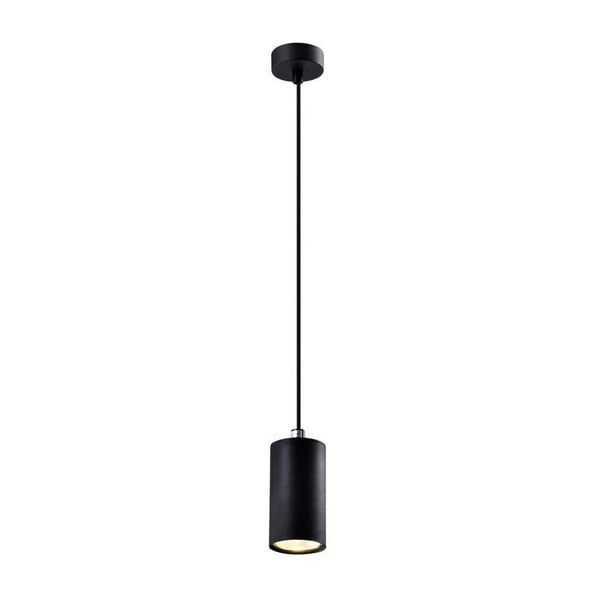 Fekete függőlámpa fém búrával ø 7 cm Tubo – Candellux Lighting