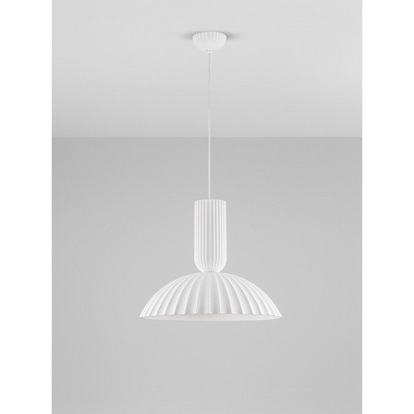 Fehér kő függőlámpa ø 50 cm Ammos – Nova Luce-image-3