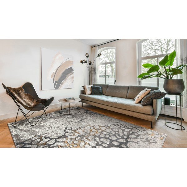 Szürke-szürkésbarna szőnyeg 200x280 cm Folgen – FD-image-2