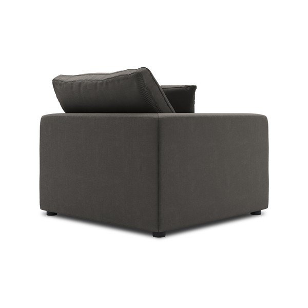 Galaxy sötétbarna sarokrész moduláris kordbársony kanapéhoz, bal oldali - Windsor & Co Sofas-image-3