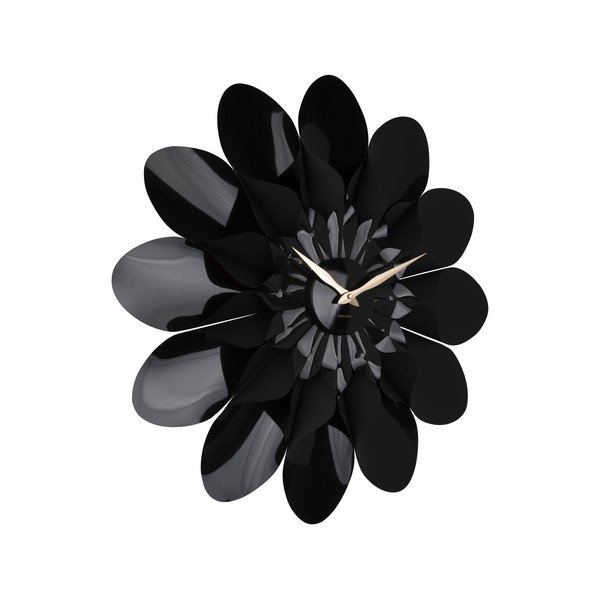 Flower fekete falióra, ø 60 cm - PT Living-image-2