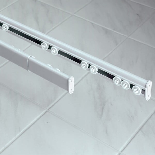 Fehér zuhanyfüggöny rúd 125 - 200 cm Surprise – Spirella-image-3