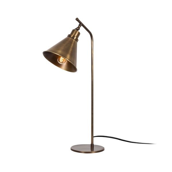 Bronzszínű asztali lámpa fém búrával (magasság 50 cm) Sivani – Opviq lights