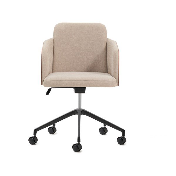 Barna kárpitozott irodai szék Madai – Kave Home-image-2