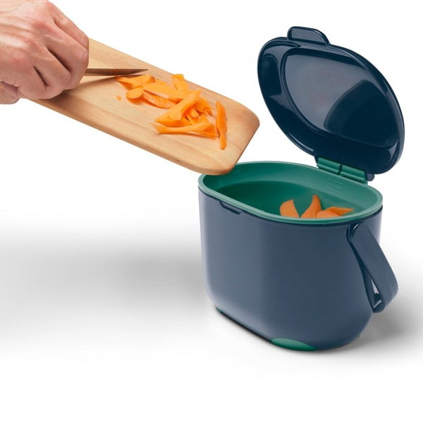 Caddy kék-zöld hulladékgyűjtő komposzthoz, 2,5 l - Addis-image-4