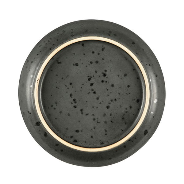 Zöld-fekete desszertes kőedény tányér ø 17 cm Gastro Green/Black – Bitz-image-3