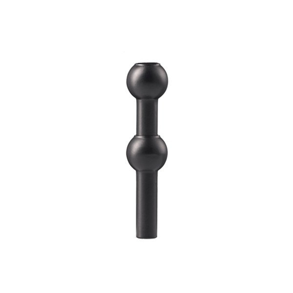 Matt fekete fém váza (magasság 10 cm) Nagel – STOFF Nagel