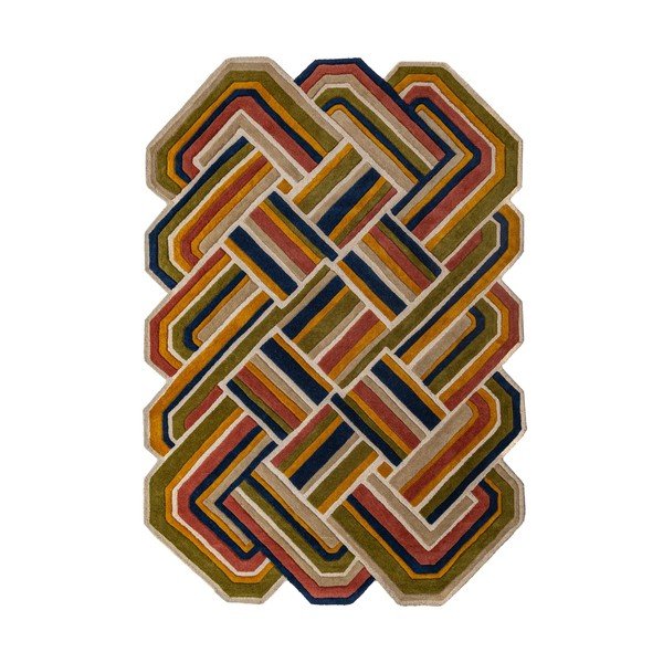 Kézi szövésű gyapjú szőnyeg 140x200 cm Lattice Shaped  – Flair Rugs