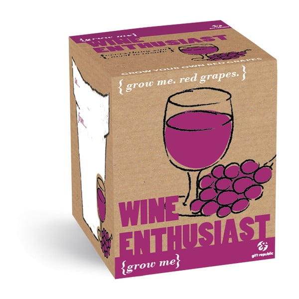 Wine Enthusiast növénytermesztő készlet vörös szőlő magokkal - Gift Republic