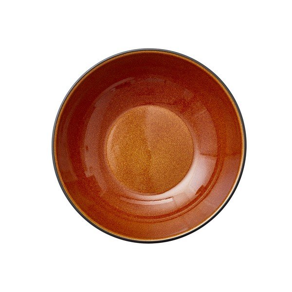 Fekete-borostyán színű kőedény szervírozó tálka 1 l Gastro Black/Amber – Bitz-image-3