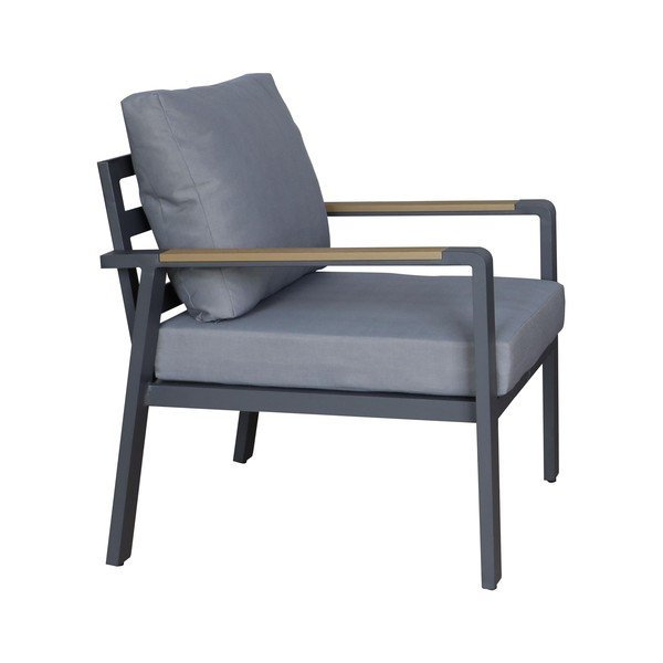 Sötétszürke alumínium ötszemélyes kerti lounge szett Sibiu – Rojaplast-image-4