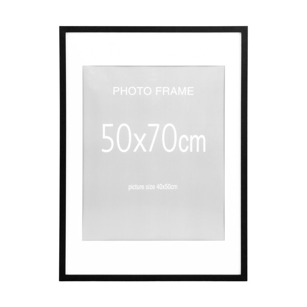 Fekete képkeret szett 5 db-os 50x70 cm Marbella – House Nordic-image-3
