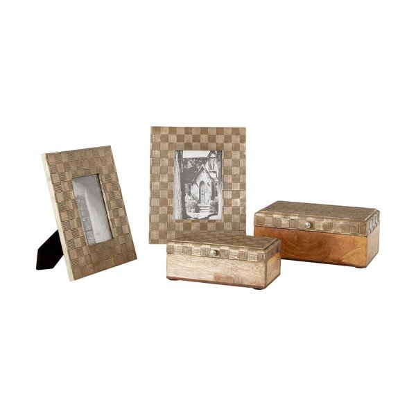 Aranyszínű fa képkeret 23x28 cm Bowerbird – Premier Housewares-image-3
