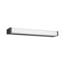 Matt fekete LED fali lámpa (hosszúság 42 cm) Fabio – Trio