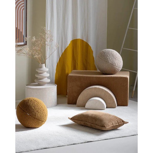 Barna kordbársony párna gyerek kanapéhoz Bolster – Wigiwama-image-1