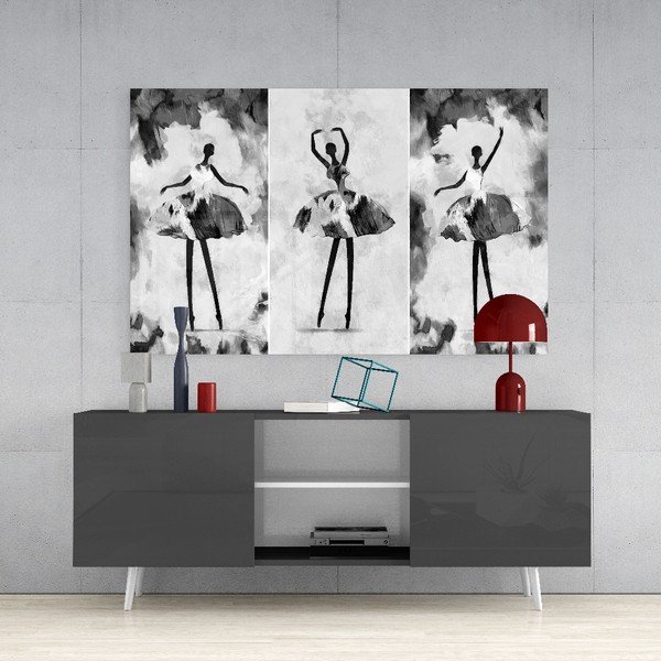 Three Dancers üvegezett kép - Insigne-image-1