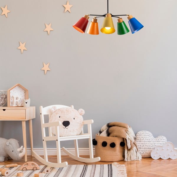 Függőlámpa fém búrával ø 58 cm Manavgat – Opviq lights-image-1