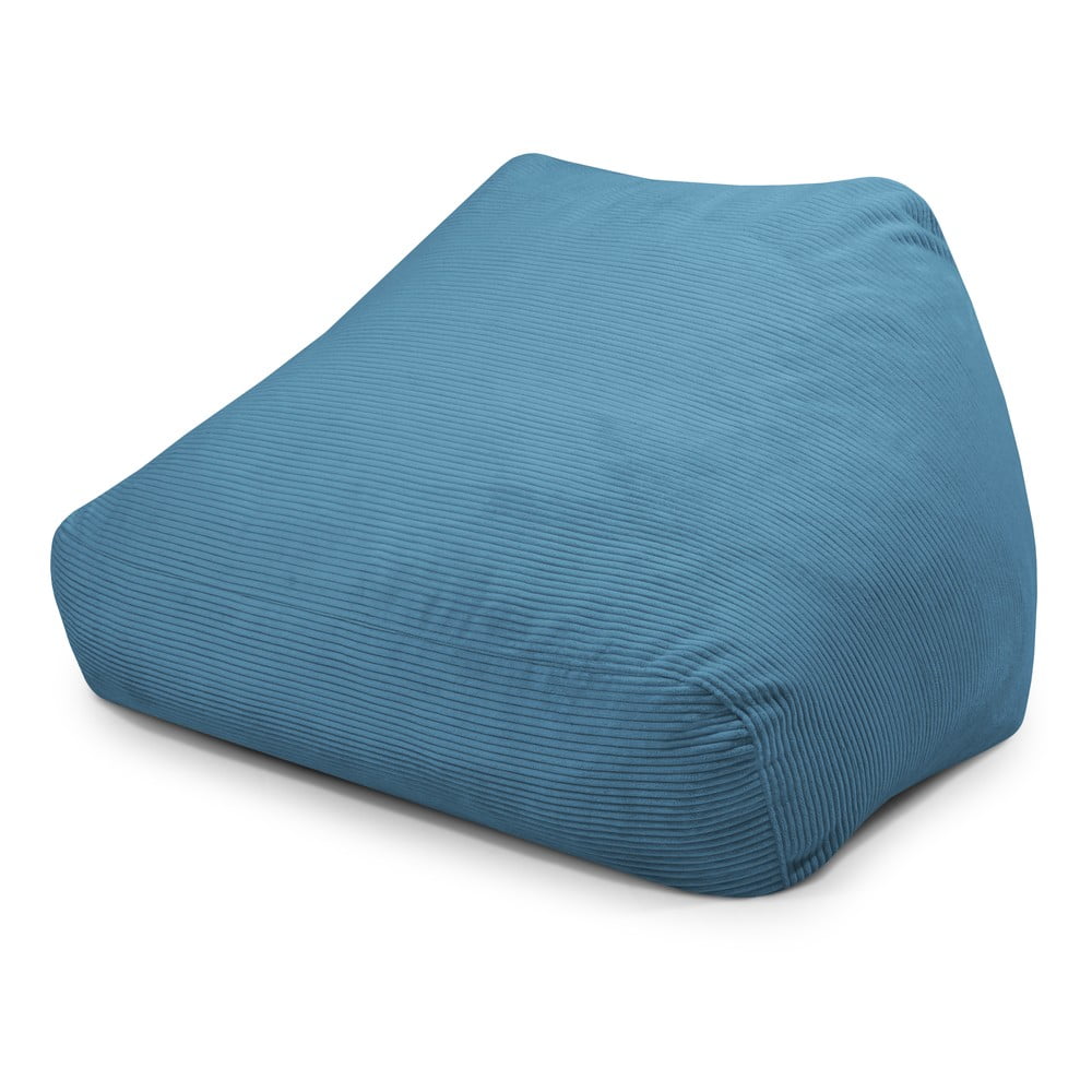 Kék kordbársony babzsákfotel Sofa Snug  SLOWDOWN
