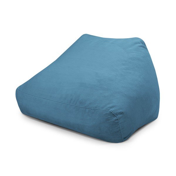 Kék kordbársony babzsákfotel Sofa Snug – SLOWDOWN