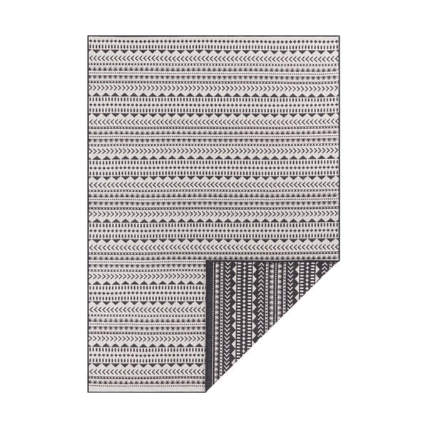 Kahira fekete-fehér kültéri szőnyeg, 200x290 cm - Ragami