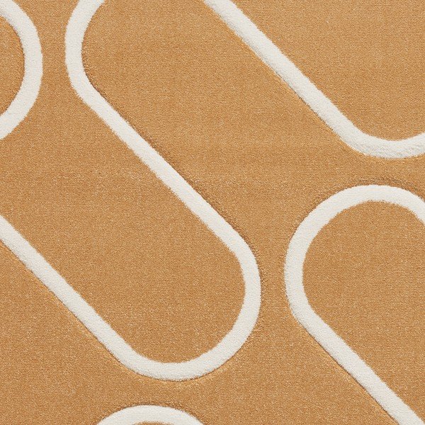 Okkersárga szőnyeg 120x170 cm Linear Curve – Catherine Lansfield-image-4