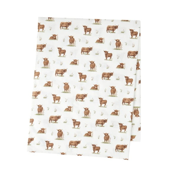 Pamut asztalterítő 132x178 cm Angus Highland Cow – Catherine Lansfield