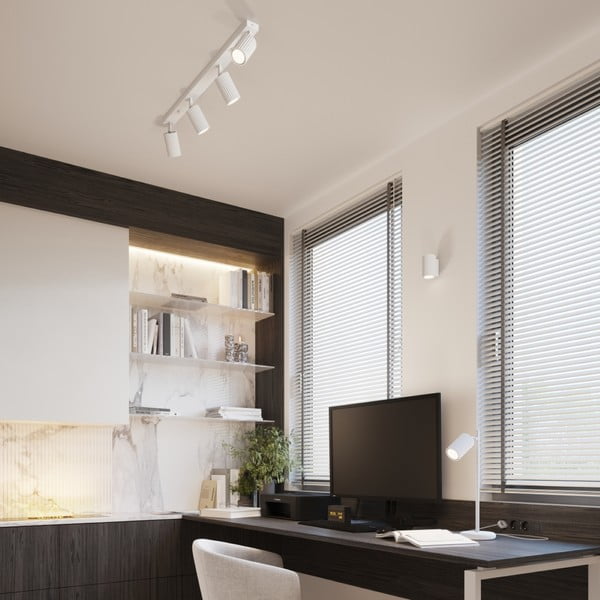 Fehér fali lámpa Gleam – Sollux-image-4