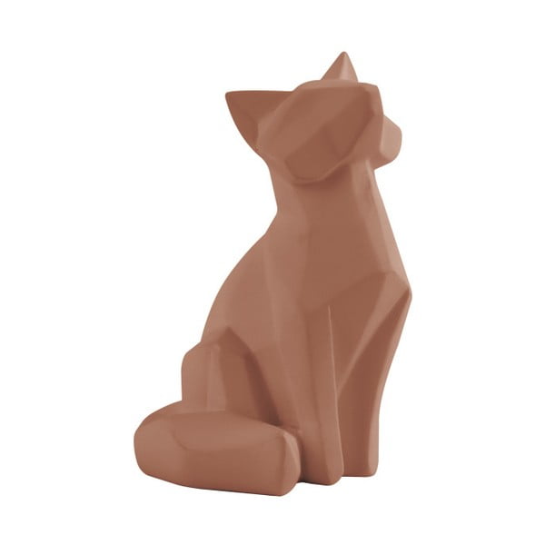 Origami Fox matt barna szobor, magasság 15 cm - PT LIVING
